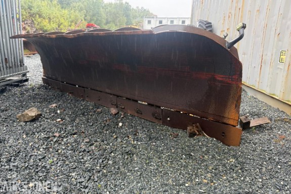 Holms TKH-101-400 4,0 m snøskjær / diagonalplog – hydraulisk sving – hjullasterfeste