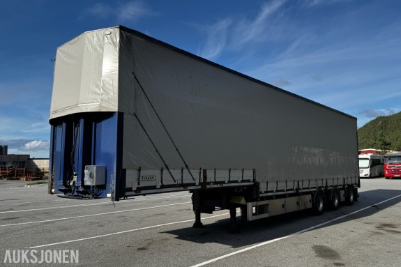 2017 Tyllis Jumbo tralle med løftekapell - 33 palleplasser - EU godkjent til august 2027