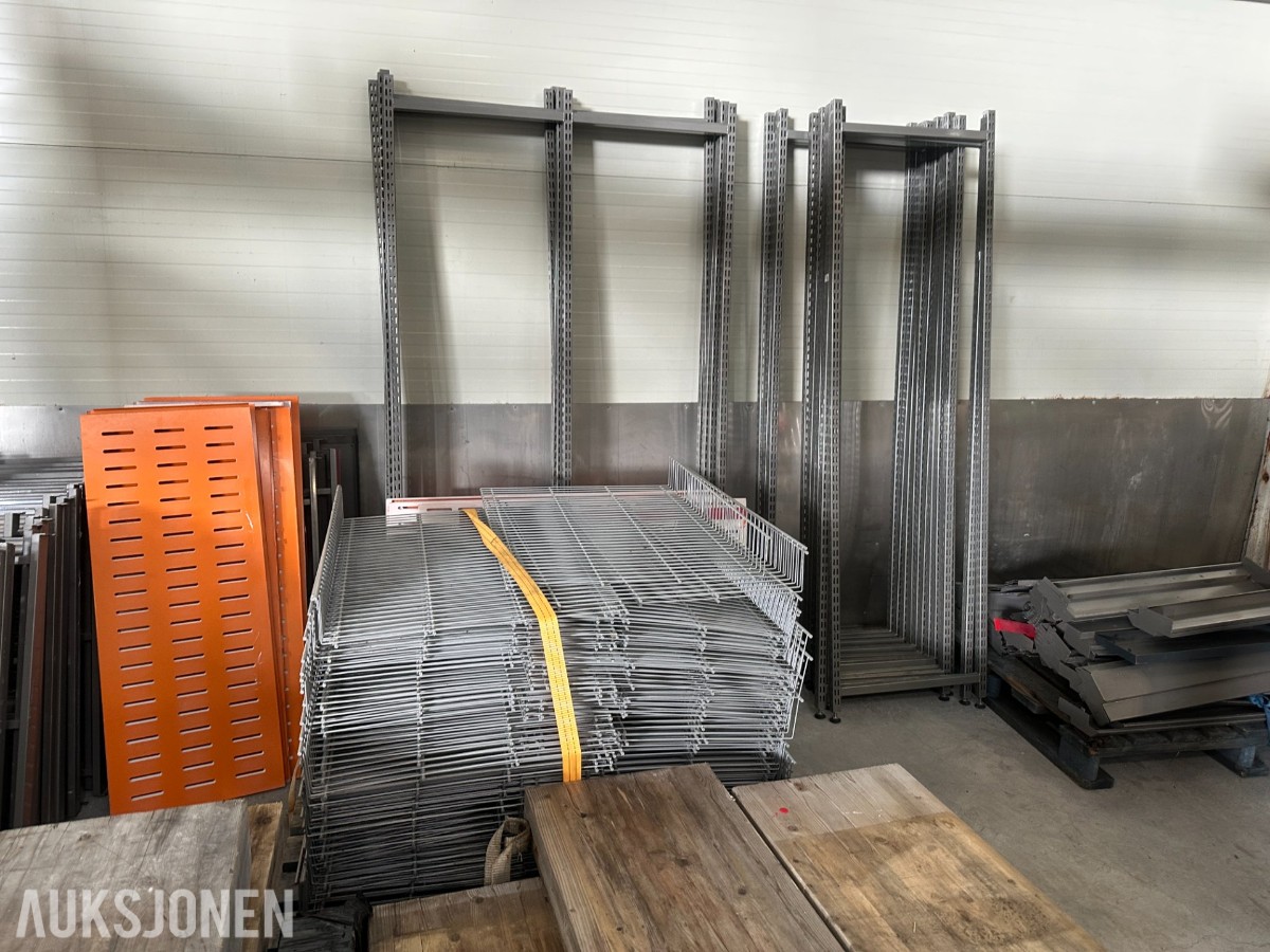 Butikkinnredning / lagerreoler | Metallreoler | Trådkurver og hyller