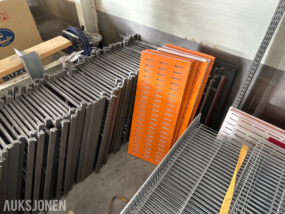 Butikkinnredning / lagerreoler | Metallreoler | Trådkurver og hyller