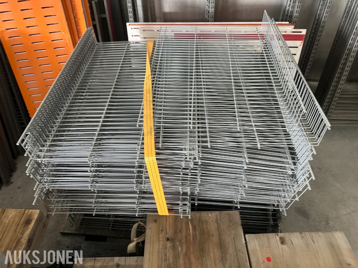 Butikkinnredning / lagerreoler | Metallreoler | Trådkurver og hyller