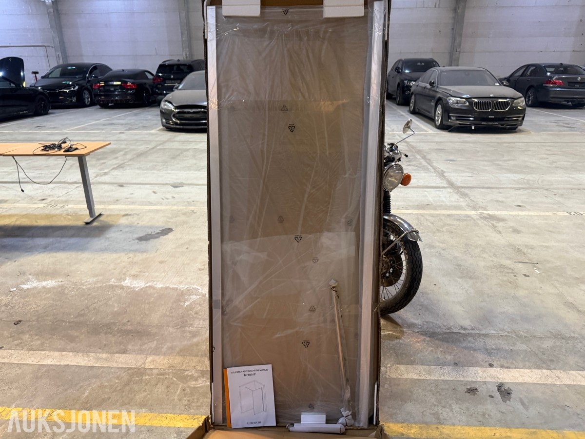 Celeste fast dusjvegg 80x190 cm