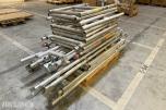 Parti med stillasdeler i aluminium