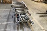 Parti med stillasdeler i aluminium