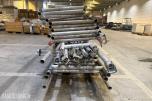 Parti med stillasdeler i aluminium