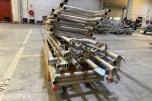 Parti med stillasdeler i aluminium