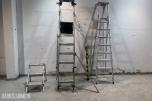 3 Stk Zarges stiger, arbeidsbukk og Khiment arbeidsplattform