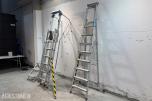 3 Stk Zarges stiger, arbeidsbukk og Khiment arbeidsplattform