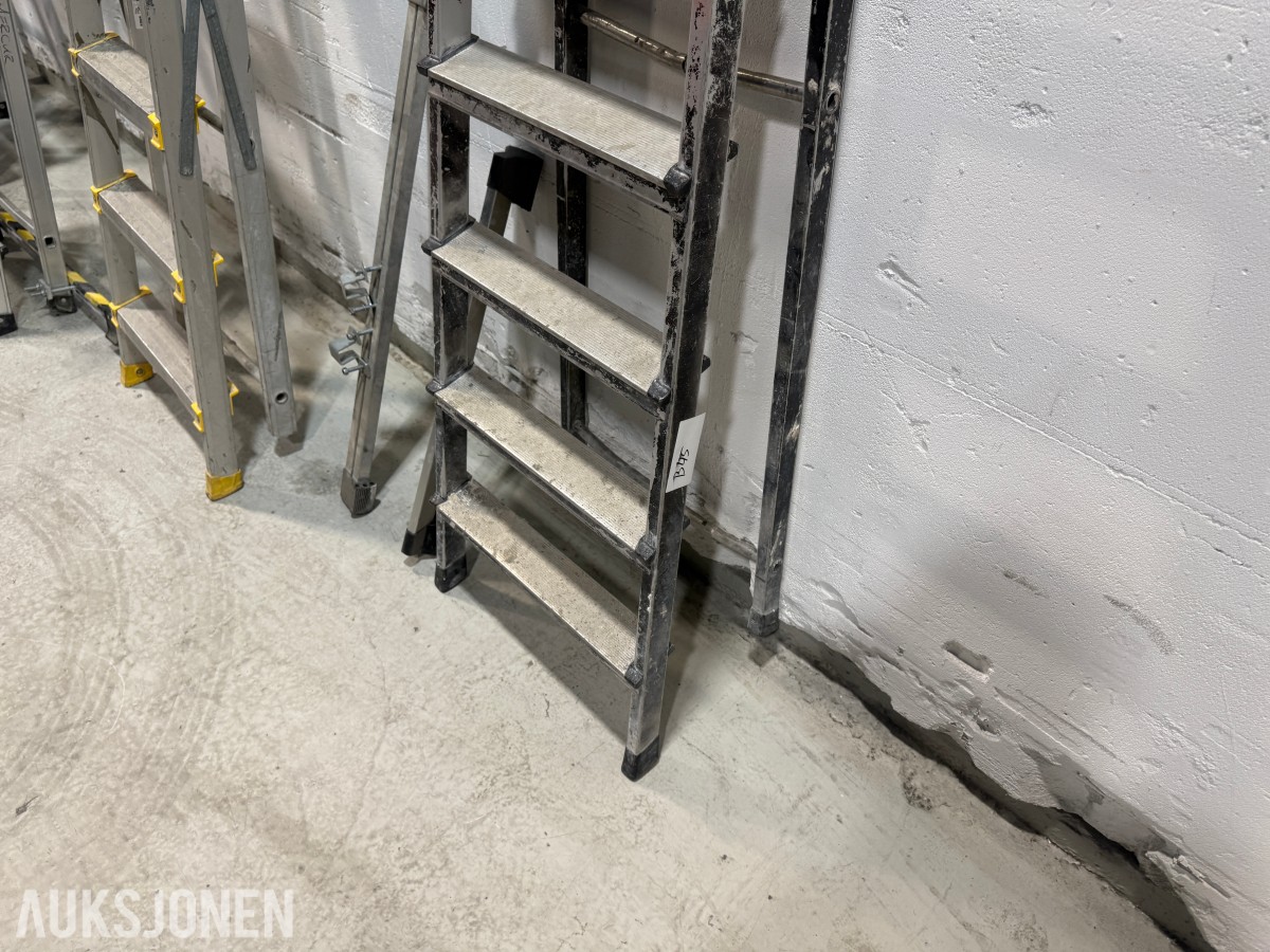 5 stk Khiment, Zarges og Festan stiger og arbeidsplattform
