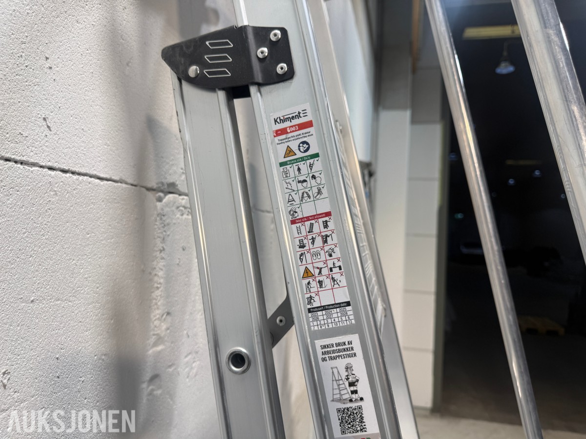 5 stk Khiment, Zarges og Festan stiger og arbeidsplattform