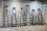Parti med Zarges og Khiment trappestiger i aluminium