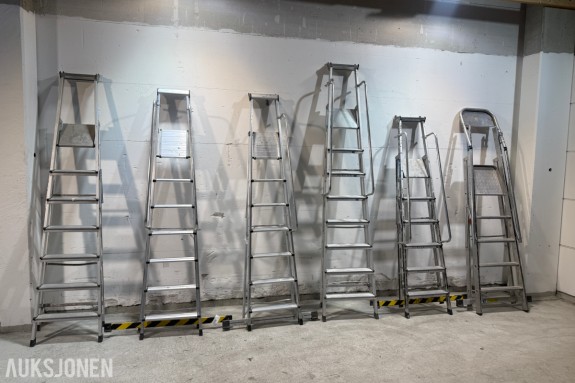 Parti med Zarges og Khiment trappestiger i aluminium