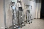 3 stk. Khiment Professional trappestiger og arbeidsplattformer i aluminium