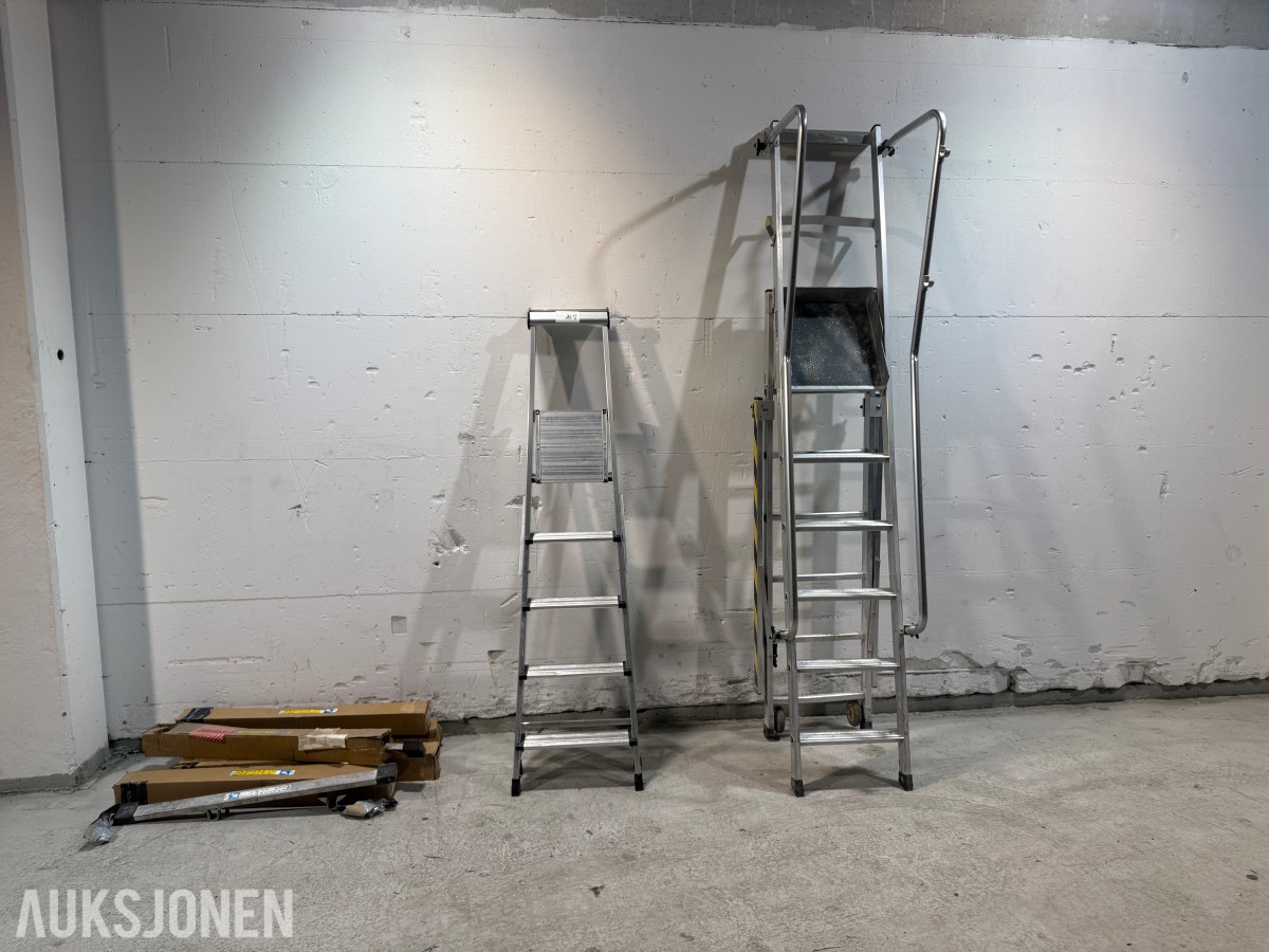 Khiment arbeidsplattform, trappestige og stigedeler