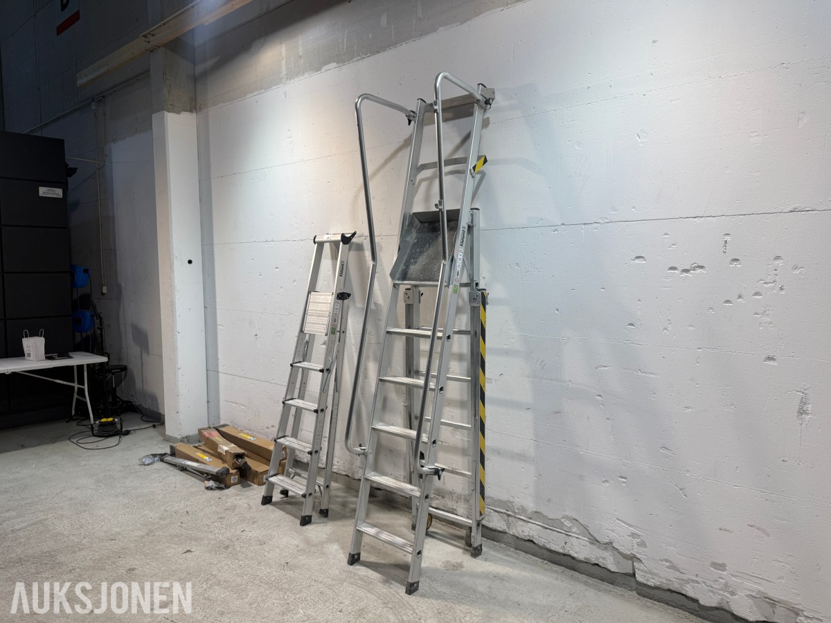 Khiment arbeidsplattform, trappestige og stigedeler