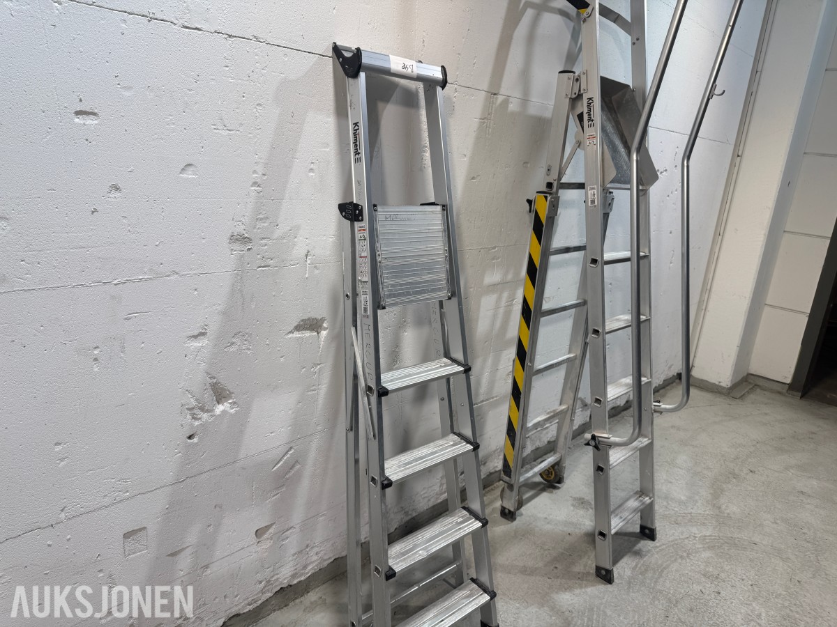 Khiment arbeidsplattform, trappestige og stigedeler
