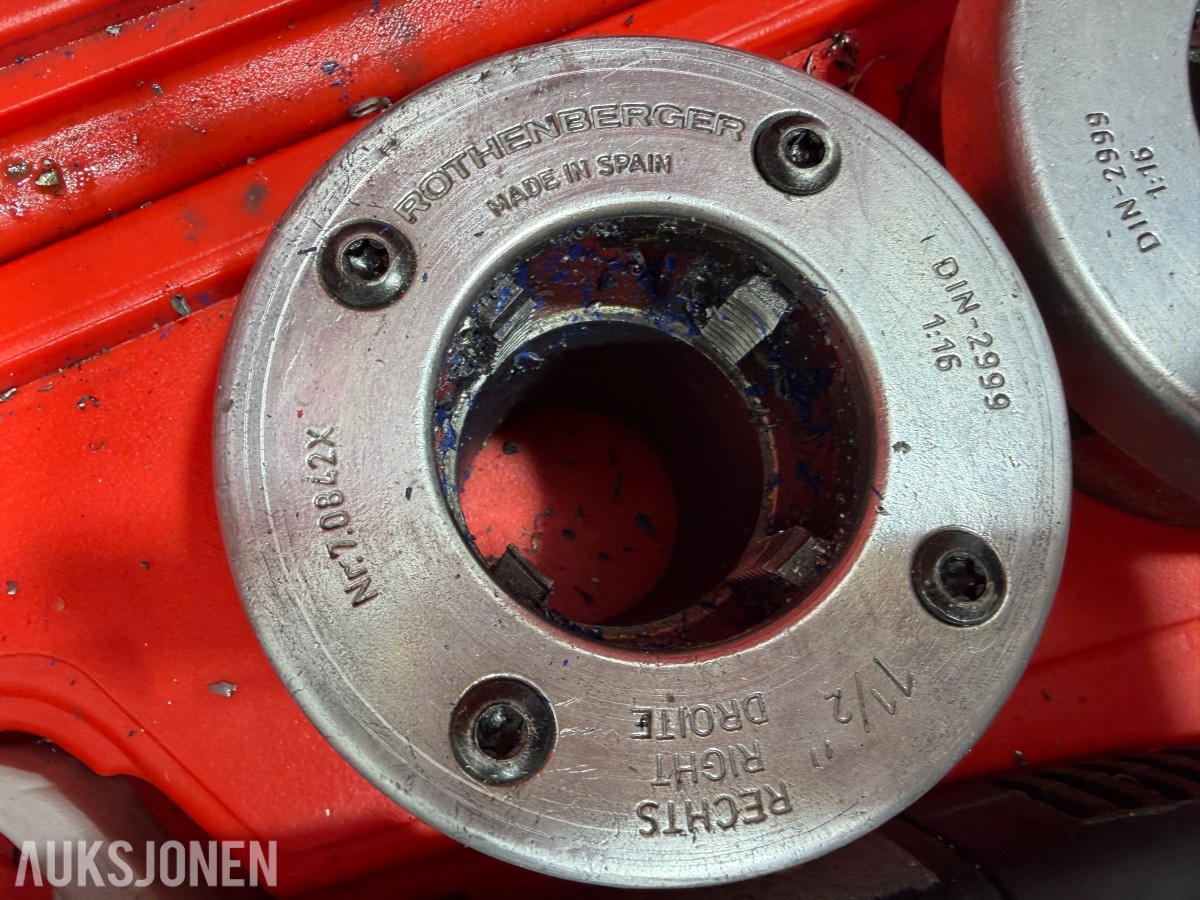 Rothenberger rørverktøy med Supertronic 2000 og tilbehør