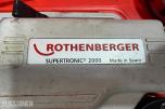 Rothenberger rørverktøy med Supertronic 2000 og tilbehør