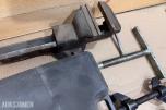 Verkstedverktøy med avtrekkere, RIDGID 915 og Würth muttertrekker