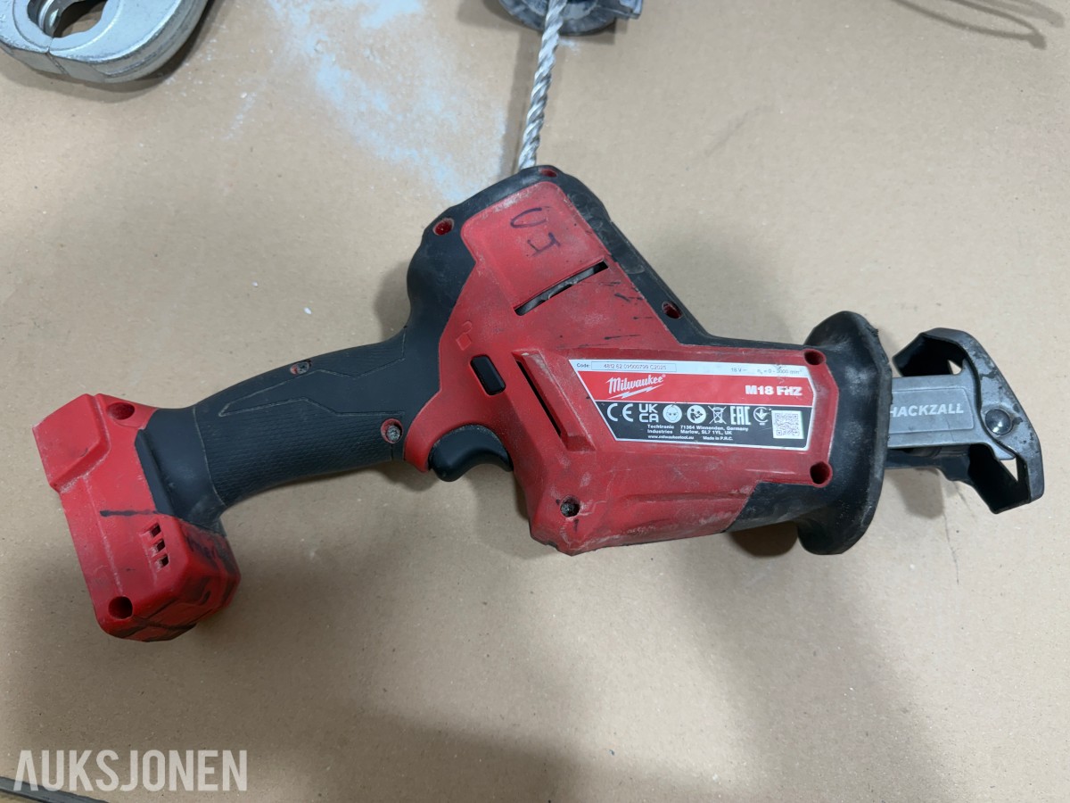 Milwaukee M18/M12 elektroverktøy, pressverktøy og Geberit Mapress pressbakker++