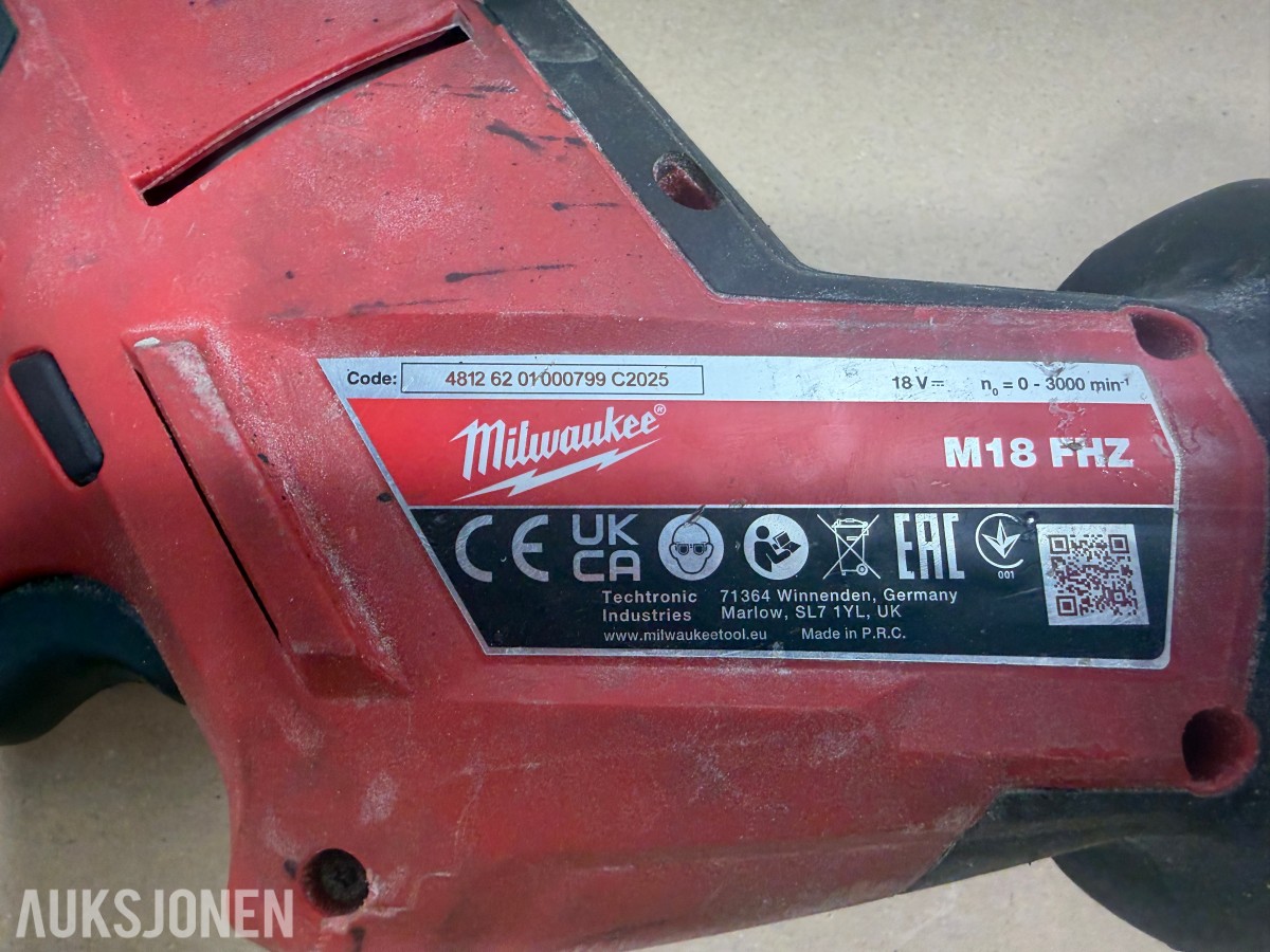 Milwaukee M18/M12 elektroverktøy, pressverktøy og Geberit Mapress pressbakker++
