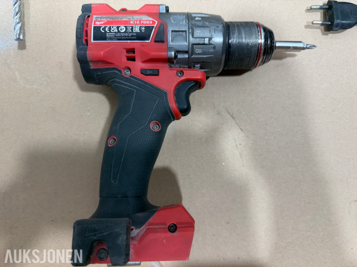 Milwaukee M18/M12 elektroverktøy, pressverktøy og Geberit Mapress pressbakker++
