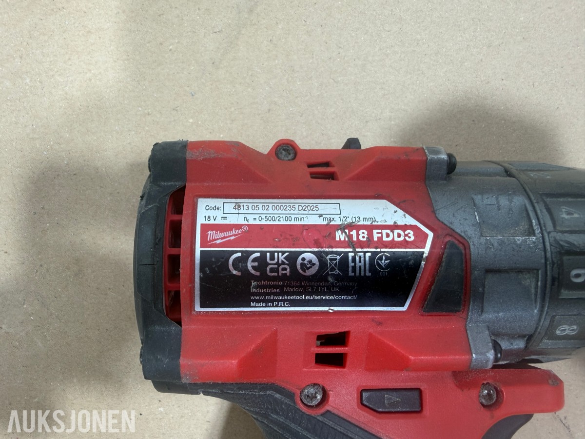 Milwaukee M18/M12 elektroverktøy, pressverktøy og Geberit Mapress pressbakker++