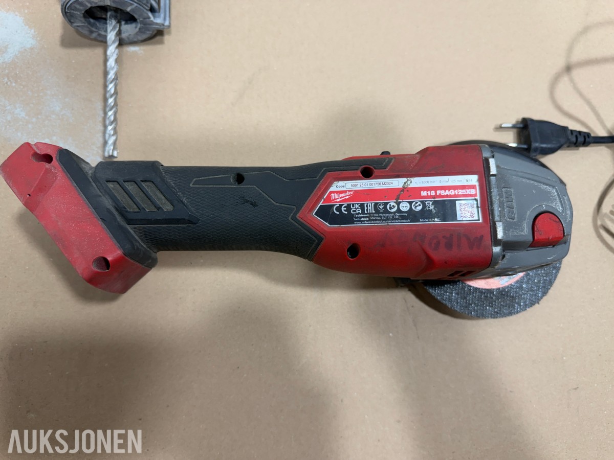 Milwaukee M18/M12 elektroverktøy, pressverktøy og Geberit Mapress pressbakker++