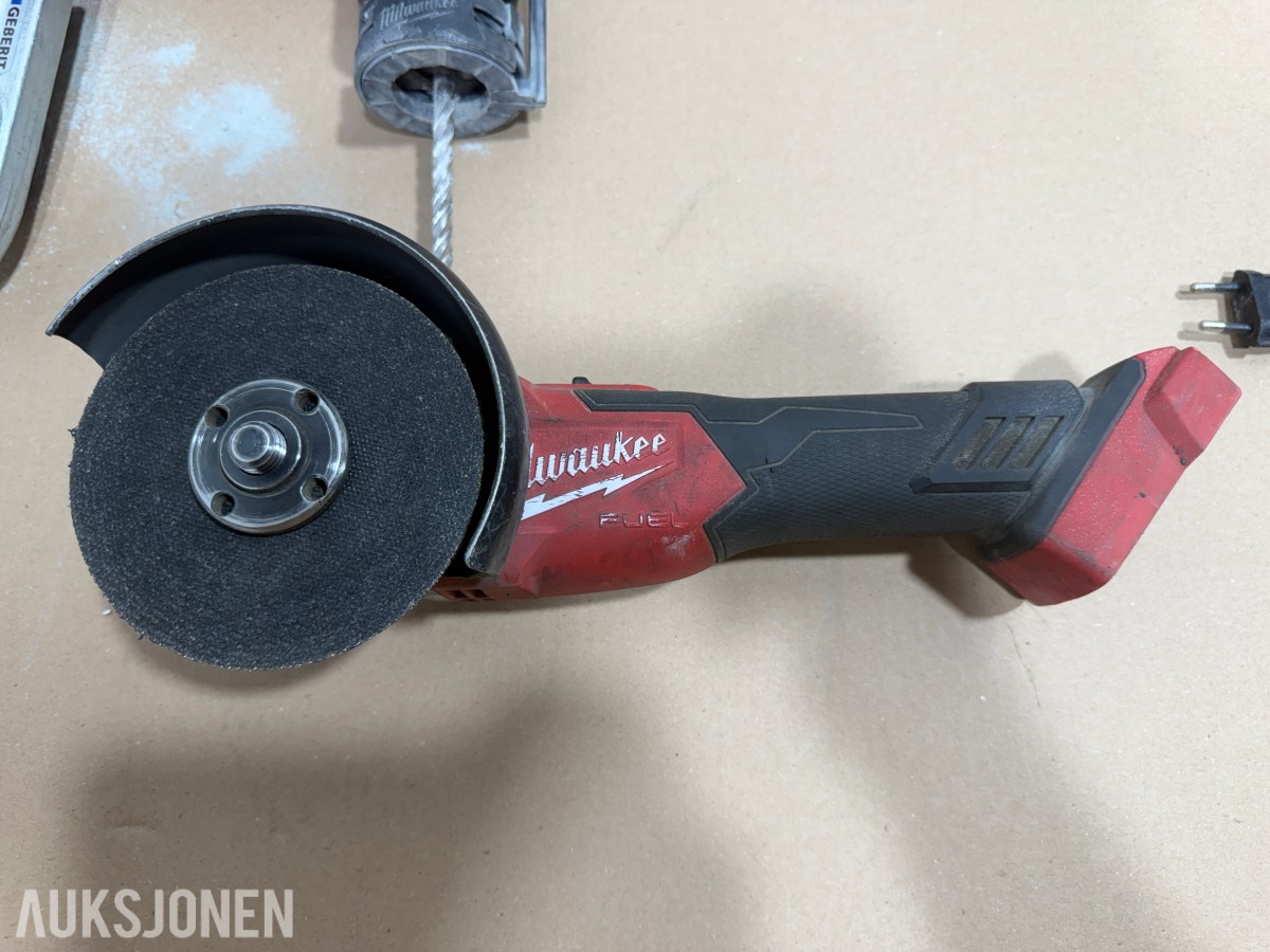 Milwaukee M18/M12 elektroverktøy, pressverktøy og Geberit Mapress pressbakker++