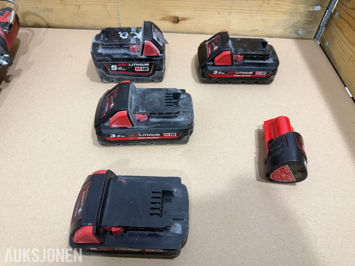 Milwaukee M18/M12 elektroverktøy, pressverktøy og Geberit Mapress pressbakker++