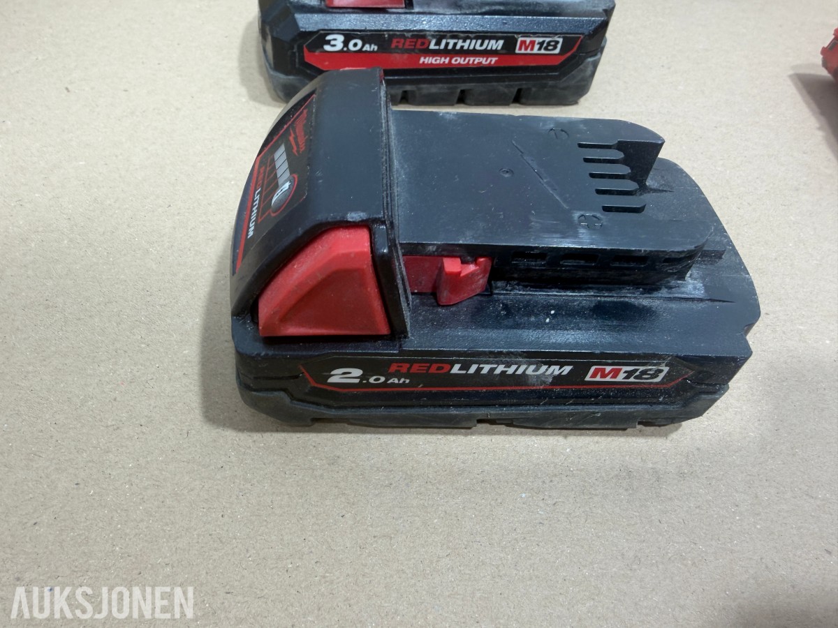 Milwaukee M18/M12 elektroverktøy, pressverktøy og Geberit Mapress pressbakker++