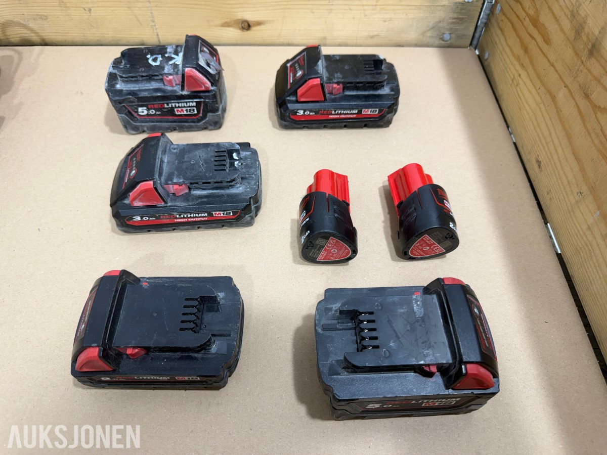 Milwaukee M18/M12 elektroverktøy, pressverktøy og Geberit Mapress pressbakker++