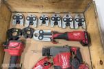 Milwaukee M18/M12 elektroverktøy, pressverktøy og Geberit Mapress pressbakker++