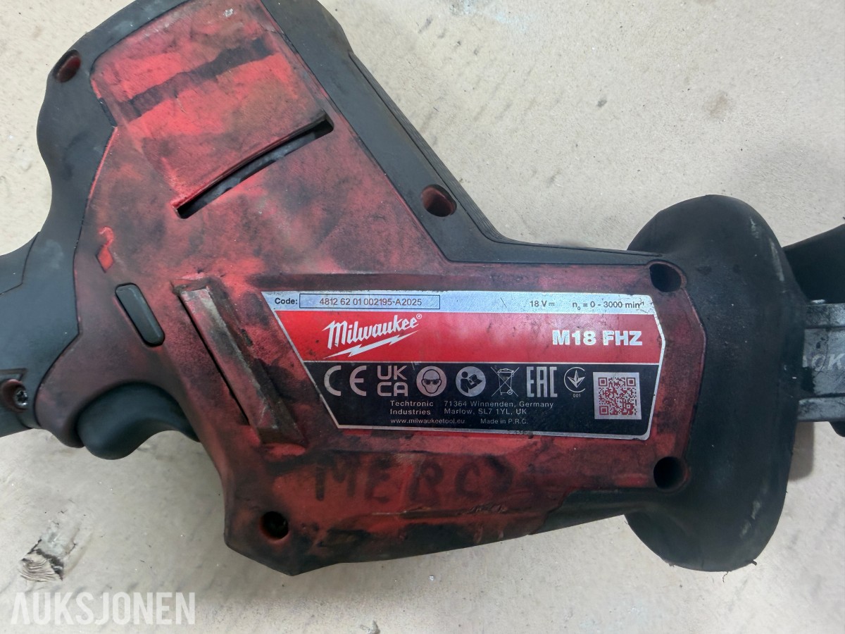 Milwaukee M18/M12 elektroverktøy, batterier og pressbakker fra Geberit,