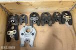 Milwaukee M12/M18 verktøy, batterier, ladere og pressbakker