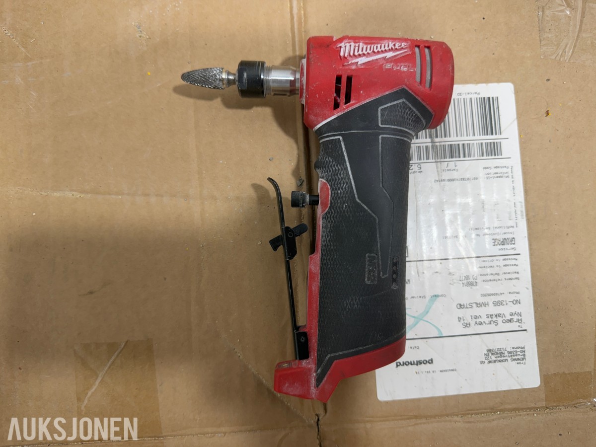 Milwaukee M18/M12 elektroverktøy, pressverktøy, pressbakker, batterier og ladere
