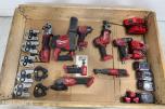 Milwaukee M18/M12 elektroverktøy, pressverktøy, pressbakker, batterier og ladere