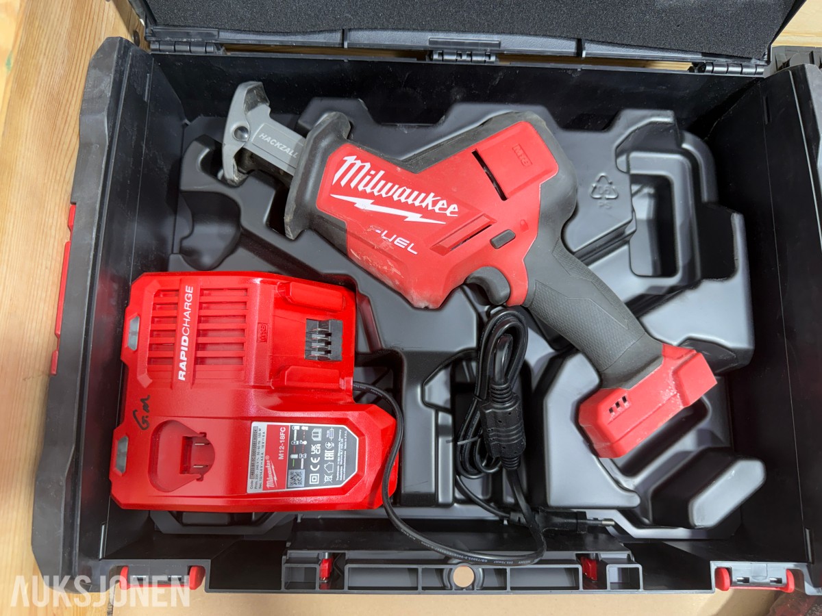 Milwaukee M18/M12 Muttertrekker/meiselhammer/bajonettsag/, batterier og ladere