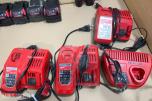 Milwaukee M18/M12 Muttertrekker/meiselhammer/bajonettsag/, batterier og ladere