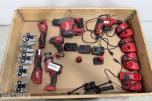 Milwaukee M12/M18 verktøy, batterier, ladere og Geberit Mapress pressbakker