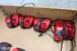 Milwaukee M12/M18 verktøy, batterier, ladere og Geberit Mapress pressbakker