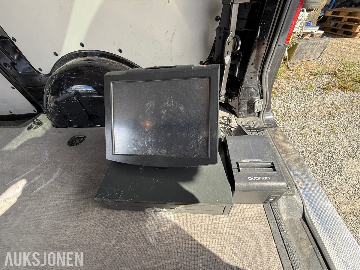 Quorion QTouch 15 kassasystem med kasseskuff og kvitteringsskriver