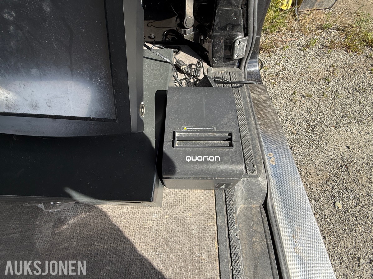 Quorion QTouch 15 kassasystem med kasseskuff og kvitteringsskriver