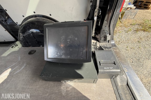 Quorion QTouch 15 kassasystem med kasseskuff og kvitteringsskriver