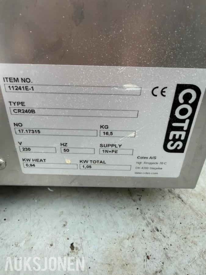 2017 Cotes CR240B Avfukter