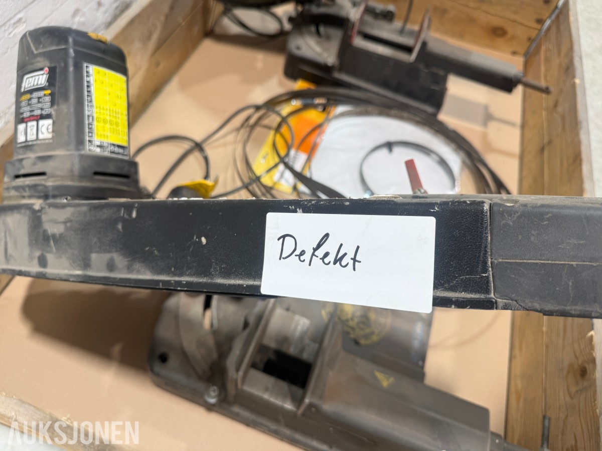 2 stk Femi ABS NG120 metallbåndsager med sagbånd