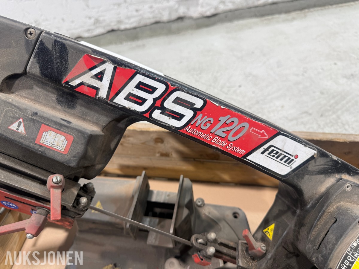 2 stk Femi ABS NG120 metallbåndsager med sagbånd