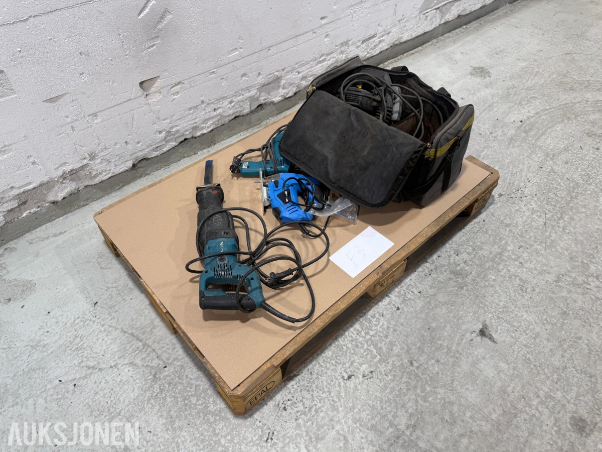 Elektrisk verktøy – Makita, Exact og Biltema