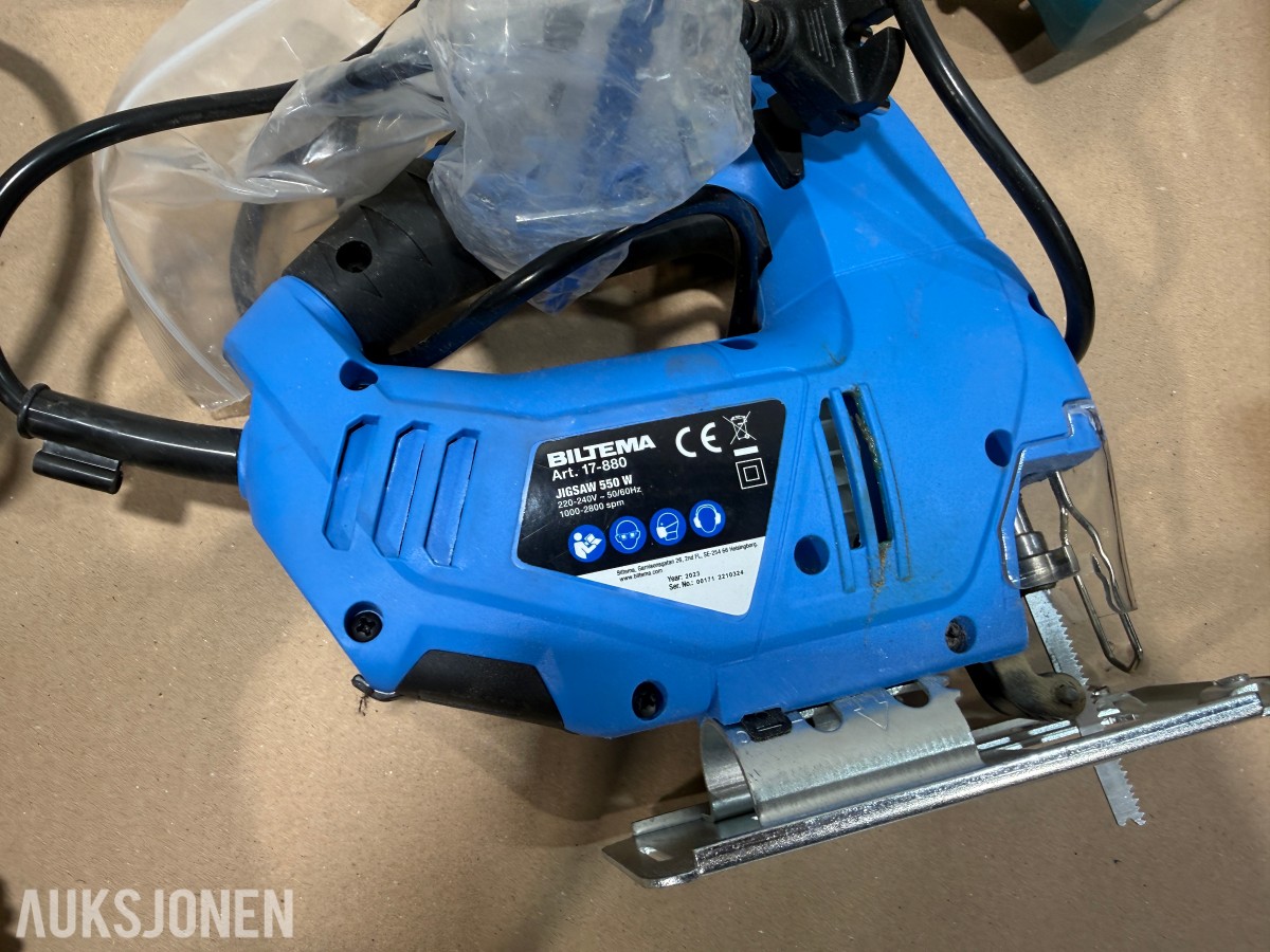 Elektrisk verktøy – Makita, Exact og Biltema