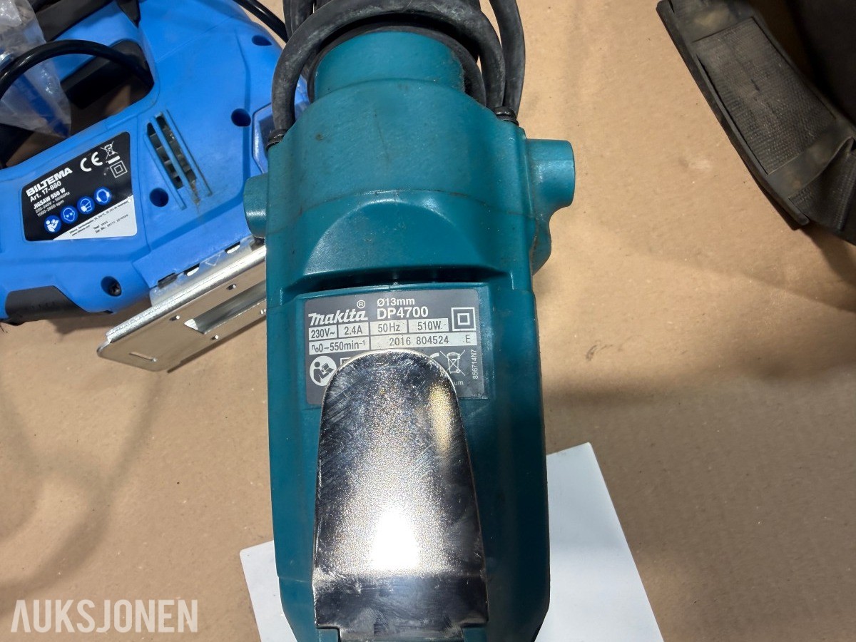 Elektrisk verktøy – Makita, Exact og Biltema